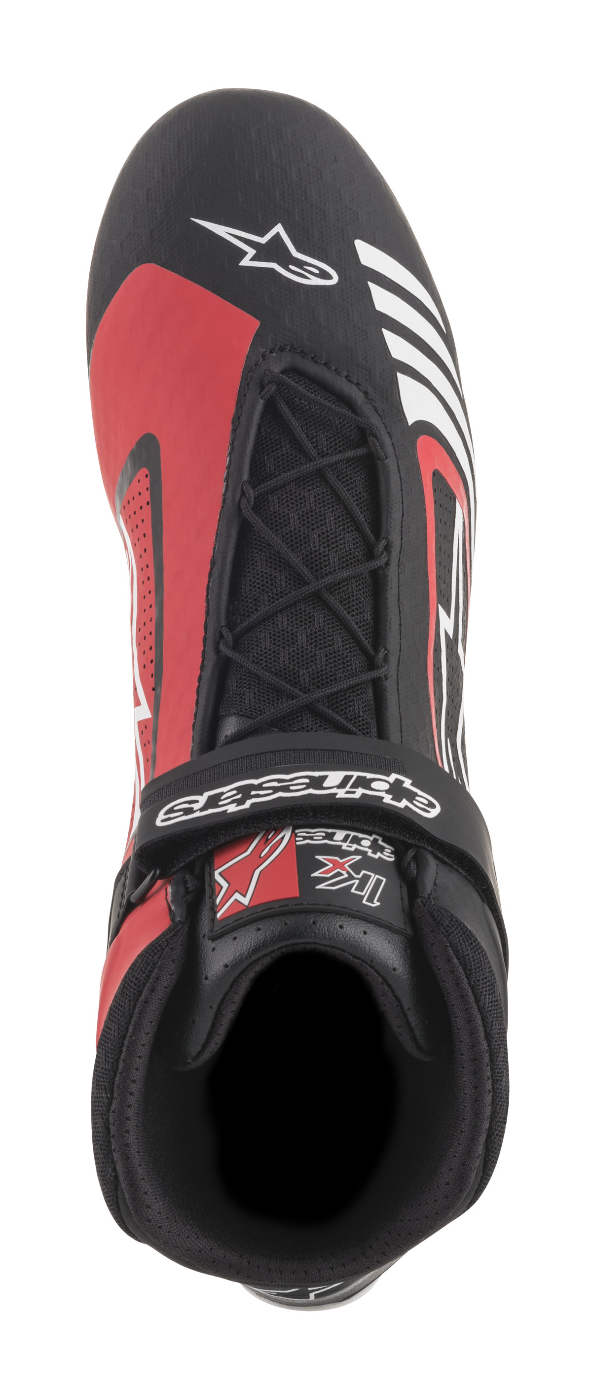 Alpinestars Karting Schuhe Tech 1-KX  Schwarz Rot Weiß 40